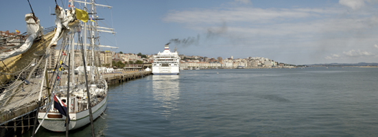 Panorámica del puerto